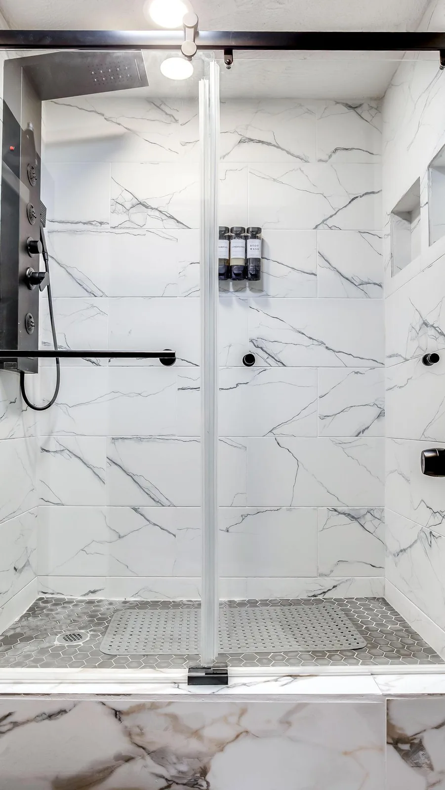 Marble shower